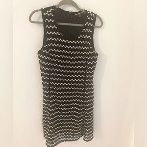 Karl Lagerfeld size 14 dress with lace overlay - very flattering!